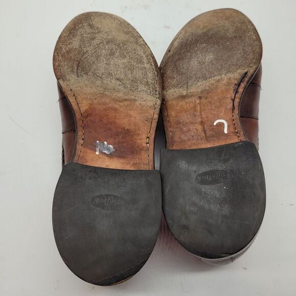 Allen Edmonds Shoes Mens sz 8 D Cody Kiltie Tassel Leather Loafers Brown - Picture 9 of 10